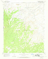 Download a high-resolution, GPS-compatible USGS topo map for Two Grey Hills, NM (1969 edition)