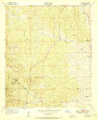 Download a high-resolution, GPS-compatible USGS topo map for Tyrone, NM (1951 edition)