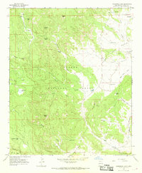 Download a high-resolution, GPS-compatible USGS topo map for Underwood Lake, NM (1968 edition)
