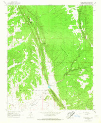 Download a high-resolution, GPS-compatible USGS topo map for Upper Nutria, NM (1967 edition)