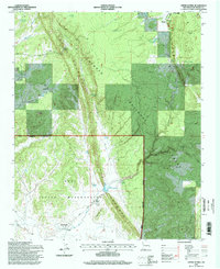 Download a high-resolution, GPS-compatible USGS topo map for Upper Nutria, NM (1998 edition)