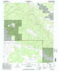 Download a high-resolution, GPS-compatible USGS topo map for Valle Largo, NM (1998 edition)