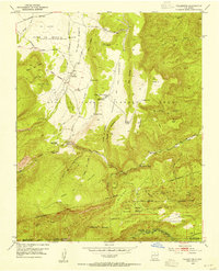 Download a high-resolution, GPS-compatible USGS topo map for Vallecitos, NM (1954 edition)
