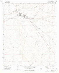 Download a high-resolution, GPS-compatible USGS topo map for Vaughn, NM (1978 edition)