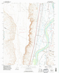 Download a high-resolution, GPS-compatible USGS topo map for Veguita, NM (1996 edition)