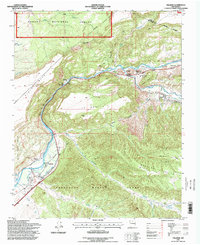 Download a high-resolution, GPS-compatible USGS topo map for Velarde, NM (1998 edition)
