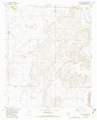 preview thumbnail of historical topo map of Lincoln County, NM in 1982