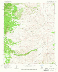 Download a high-resolution, GPS-compatible USGS topo map for Wahoo Peak, NM (1967 edition)
