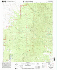 Download a high-resolution, GPS-compatible USGS topo map for Wahoo Peak, NM (2002 edition)