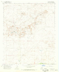 Download a high-resolution, GPS-compatible USGS topo map for Watts Hill, NM (1971 edition)