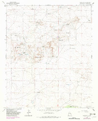Download a high-resolution, GPS-compatible USGS topo map for Watts Hill, NM (1982 edition)