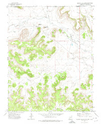 Download a high-resolution, GPS-compatible USGS topo map for Wedding Cake Butte, NM (1974 edition)