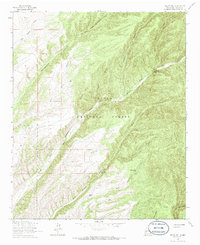 Download a high-resolution, GPS-compatible USGS topo map for Welty Hill, NM (1986 edition)
