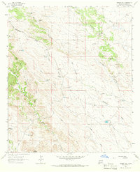 Download a high-resolution, GPS-compatible USGS topo map for Werney Hill, NM (1966 edition)