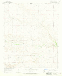 preview thumbnail of historical topo map of De Baca County, NM in 1966