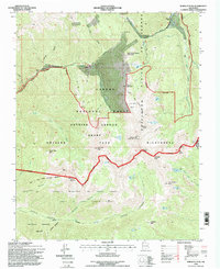 Download a high-resolution, GPS-compatible USGS topo map for Wheeler Peak, NM (1998 edition)