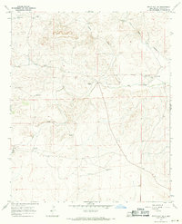 Download a high-resolution, GPS-compatible USGS topo map for White Flat SE, NM (1971 edition)