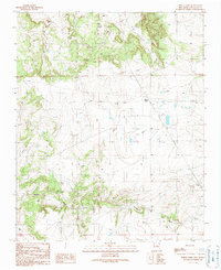Download a high-resolution, GPS-compatible USGS topo map for White Lakes, NM (1990 edition)