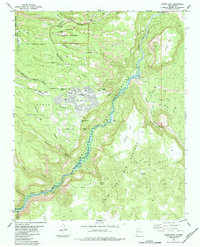 Download a high-resolution, GPS-compatible USGS topo map for White Rock, NM (1984 edition)