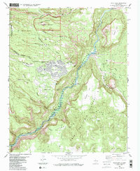 Download a high-resolution, GPS-compatible USGS topo map for White Rock, NM (1986 edition)