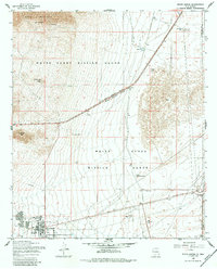 Download a high-resolution, GPS-compatible USGS topo map for White Sands, NM (1984 edition)