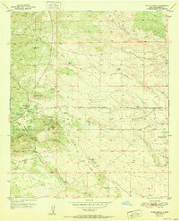Download a high-resolution, GPS-compatible USGS topo map for White Signal, NM (1951 edition)