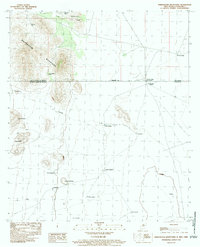 Download a high-resolution, GPS-compatible USGS topo map for Whitewater Mountains, NM (1983 edition)