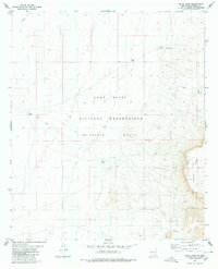 Download a high-resolution, GPS-compatible USGS topo map for Wilde Tank, NM (1980 edition)