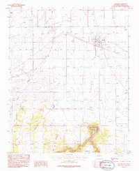 Download a high-resolution, GPS-compatible USGS topo map for Willard, NM (1986 edition)
