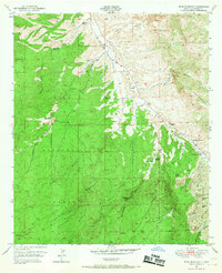 Download a high-resolution, GPS-compatible USGS topo map for Wind Mountain, NM (1967 edition)