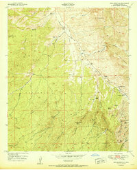 Download a high-resolution, GPS-compatible USGS topo map for Wind Mountain, NM (1951 edition)