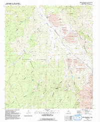 Download a high-resolution, GPS-compatible USGS topo map for Wind Mountain, NM (1992 edition)