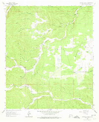 Download a high-resolution, GPS-compatible USGS topo map for Woodson Canyon, NM (1974 edition)