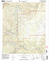 Download a high-resolution, GPS-compatible USGS topo map for Woodson Canyon, NM (2006 edition)