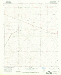 Download a high-resolution, GPS-compatible USGS topo map for Yeso NW, NM (1969 edition)