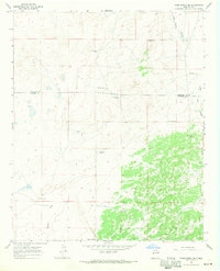 Download a high-resolution, GPS-compatible USGS topo map for York Ranch SE, NM (1971 edition)