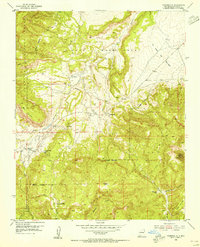 Download a high-resolution, GPS-compatible USGS topo map for Youngsville, NM (1955 edition)