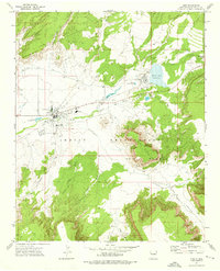 preview thumbnail of historical topo map of McKinley County, NM in 1972