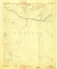 1892 Map of Chaco