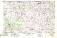 1954 Map of Fort Sumner, 1983 Print
