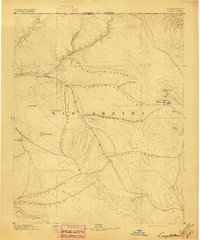 1895 Map of Largo, 1897 Print