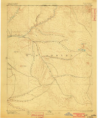1895 Map of Largo, 1902 Print