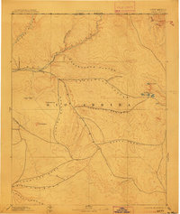 1895 Map of Largo, 1911 Print
