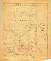 1883 Map of Mt. Taylor