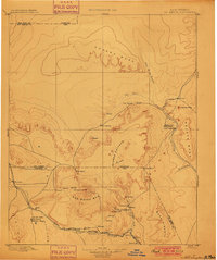 1899 Map of Mt. Taylor