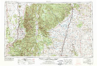1954 Map of Raton, 1977 Print