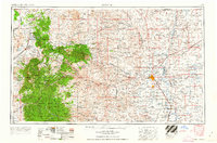 preview thumbnail of historical topo map of Roswell, NM in 1962