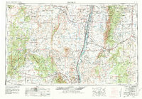 1954 Map of Socorro, 1981 Print