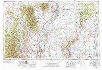 1954 Map of Tularosa, NM, 1985 Print