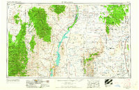 1954 Map of Tularosa, NM, 1963 Print